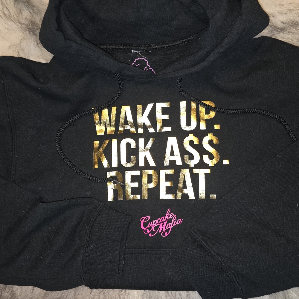 Black and Gold Hoodie